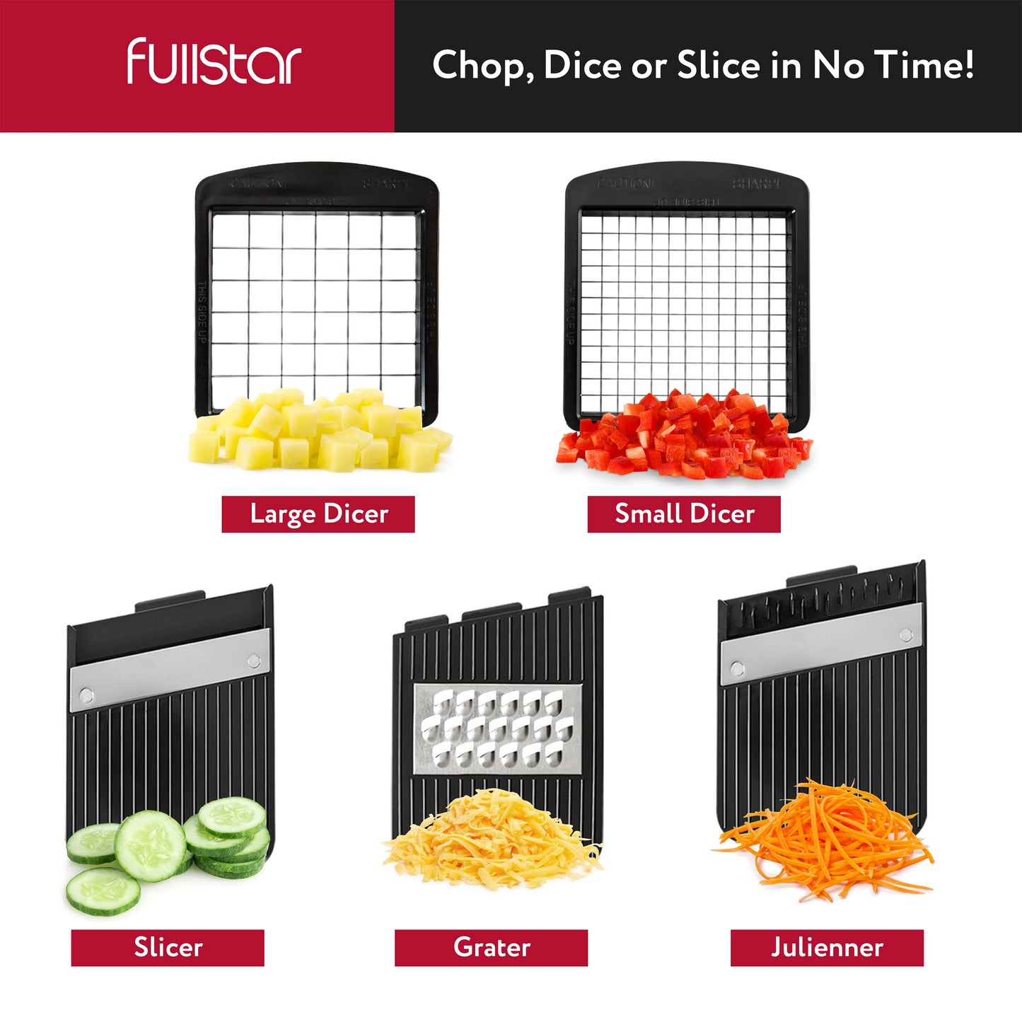 Vegetable slicer mandoline vegetable slicer cucumber slicer onion slicer potato slicer fruit slicer grater for vegetables and cheese julienne cutter (all-in-1 black)