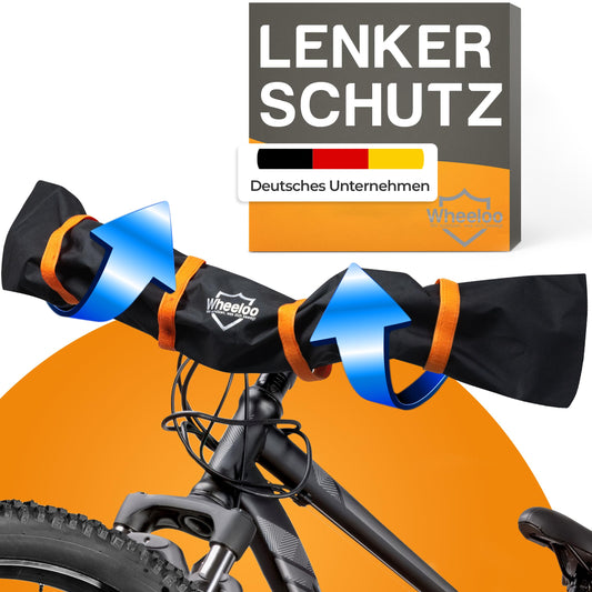 WHEELOO handlebar cover Ebike transport protection I water-repellent & durable I bike cover for rear rack I rain protection cover for bike carrier I handlebar protection cover