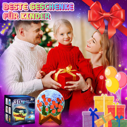 Craft set for children aged 6-10: girls gifts for 7-11 year old girls Crafting for girls aged 8-11 Night light children's toy for 5-12 year olds, boy Funny birthday gift Moon lamp Painting set