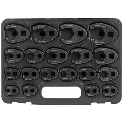 ASTA A-6900A crowfoot socket set, 19 pieces