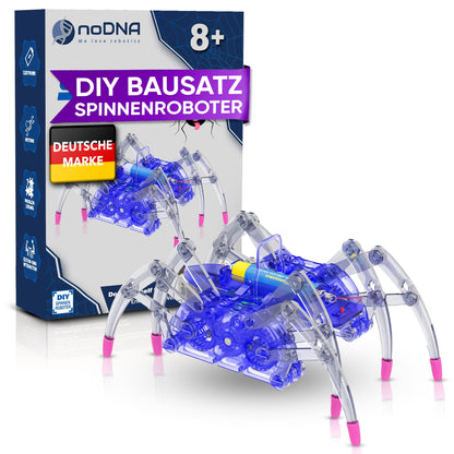 No DNA Robot Kids Spider Robot DIY Kit - Experiments for Kids 8+ - Robot Boy Toy Robot Spider Toy for 8+ Years