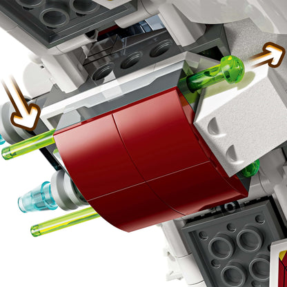 LEGO Star Wars 75401 Ahsoka's Jedi Interceptor, Starfighter for The Clone Wars fans, with Ahsoka Tano & Anakin Skywalker minifigures, lightsabers, and R7-A7, for boys and girls ages 8+.