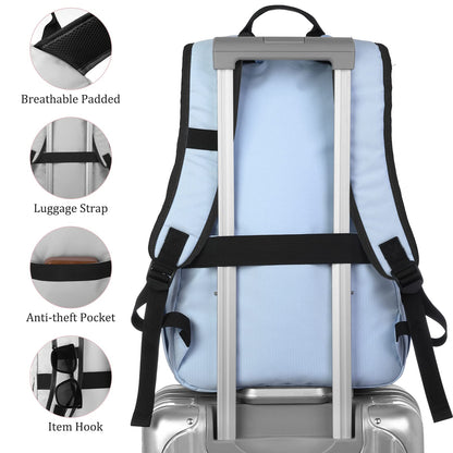 YAMTION School Backpack for Girls Boys Teenagers, Backpack Women Daypack Men with 15.6 Inch Laptop Compartment, Backpack College Backpack School Backpack University for Students