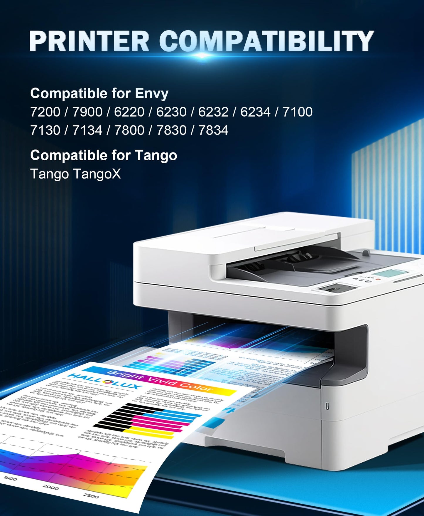 303 XL 303XL Multipack Remanufactured Printer Ink Cartridges Compatible with HP 303 Printer Ink Cartridges for HP Envy 7830 Printer Ink Cartridges for HP Envy Photo 6232 6230 6220 7130 7134 6234 (2-Pack)