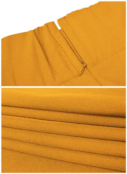 Traditional skirt women long skirt yellow with slit maxi midi elegant a-line beach ceremonial maxi skirt pleated skirt summer skirt lightweight beach skirt skirts with pockets tulle skirt M