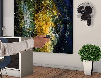 Ariete 802 Wall Fan, 50 W, 3 blades, 40 cm, 3 speeds, 3 ventilation modes, remote control, oscillation function, Black