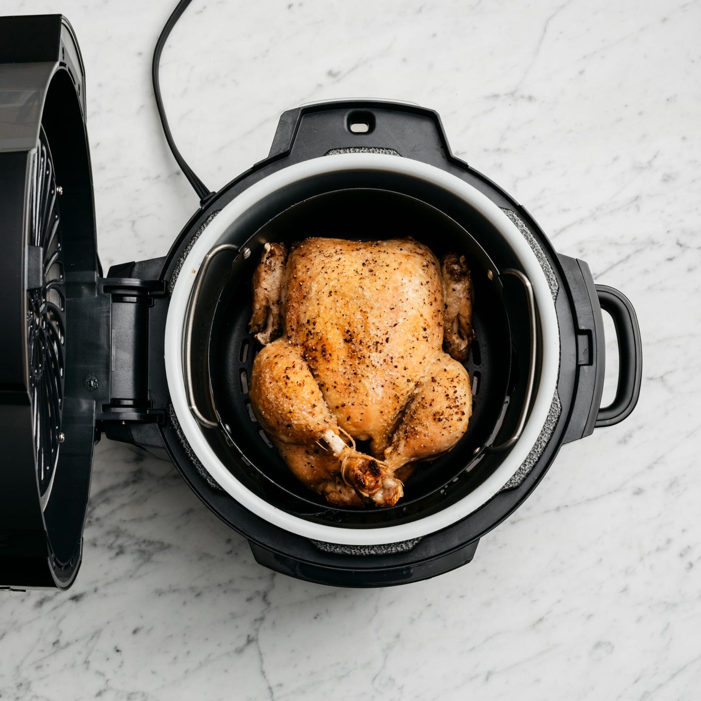 Ninja Foodi Multicooker, 6L, 9-in-1 Multicooker, Pressure Cooker, Airfryer, Slow Cooker, Grill, and more, Brushed Steel & Black, OP300EU