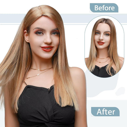 TESS Hair Topper real hair black, 10x12cm base wig women #1 black hair topper real hair 40g 30 cm hair topper clip in hairpiece extensions