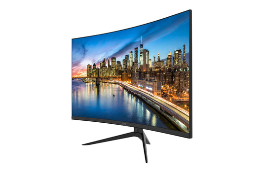 Odys XP32 80cm (32") WQHD Curved Monitor (2,560x1,440 pixels, 165Hz, 1ms response time, AMD FreeSync, NVIDIA G-Sync compatible, blue light reduction, HDMI, Display Port,) black