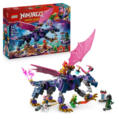 LEGO NINJAGO Master Dragon Rontu - Moving dragon figure with shooters - 4 minifigures, including Lloyd, Sora & Wyldfyre - Ninja toy for kids - Gift for boys aged 7 and up - 71842