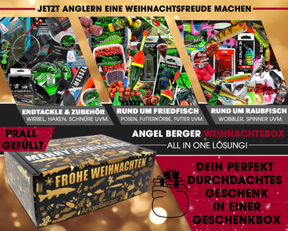 Angel Berger Angel Christmas Box. Fisherman Gift Christmas Petri Box Advent Gift (Christmas Box 1).