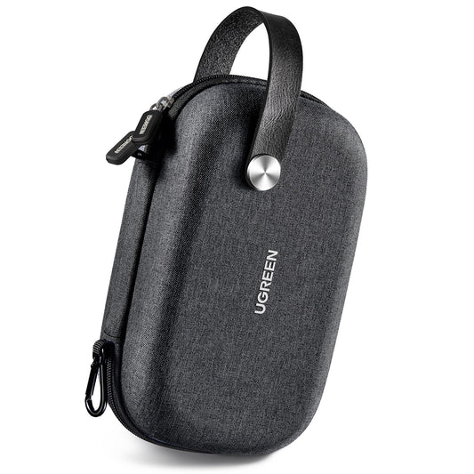 UGREEN Case Electronic Cable Bag Electronics Organizer Travel Case Pouch for chargers, hard drives, accessories, cables, USB drives, SD cards, USB hubs, camera equipment (Black)