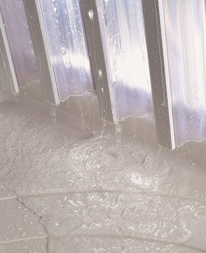 Shower door in PVC 90 CM H185 mod. Aura Sideways
