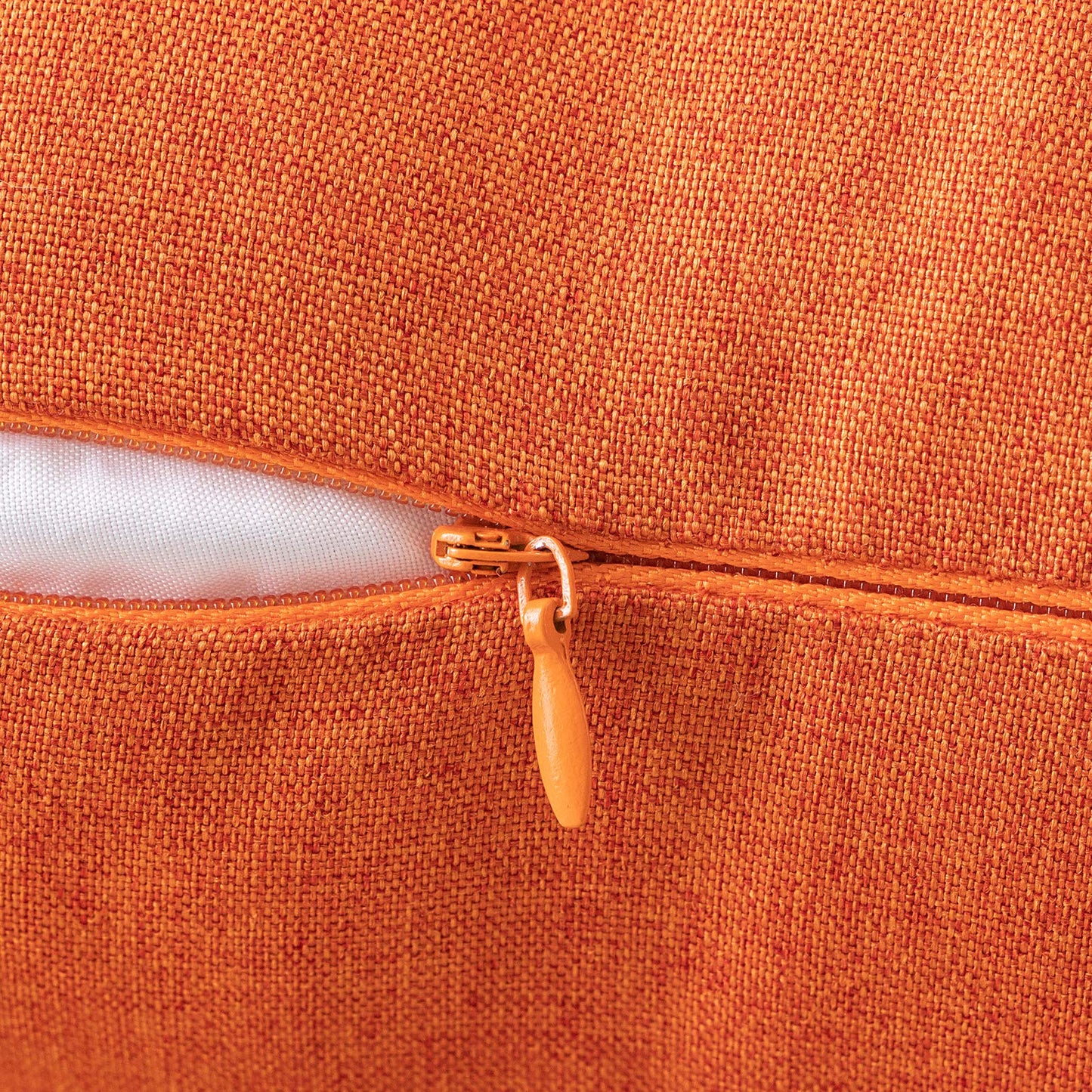 MIULEE 2-pack Waterproof Pillow Cover Outdoor Throw Pillow Modern Decorative Cushion Covers Decorative Pillow Case Decor for Garden Sofa Living Room Bed 45x45 cm Orange