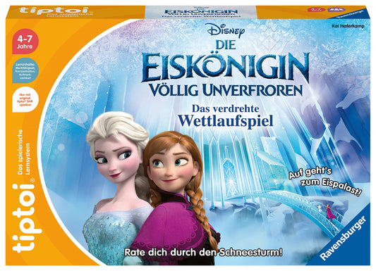 Ravensburger tiptoi Game 00116 - Disney Frozen - A Twisted Race Game - A magical quiz game for ages 4 and up.