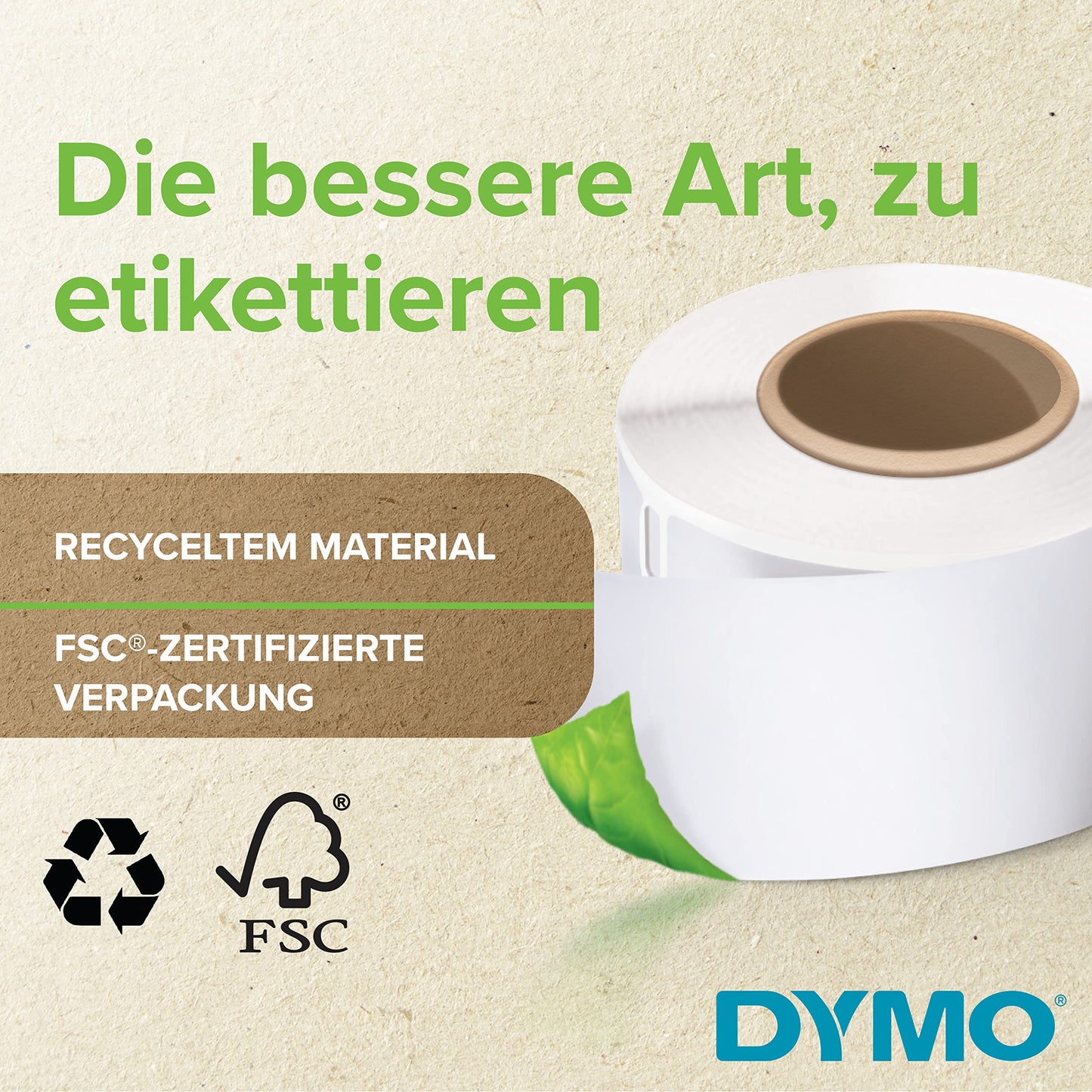 DYMO Original LabelWriter Shipping Labels for LabelWriter 5XL/4XL label printers | 102 mm x 210 mm | 6 rolls with 140 labels each (840 total) | self-adhesive | for LabelWriter labeling device