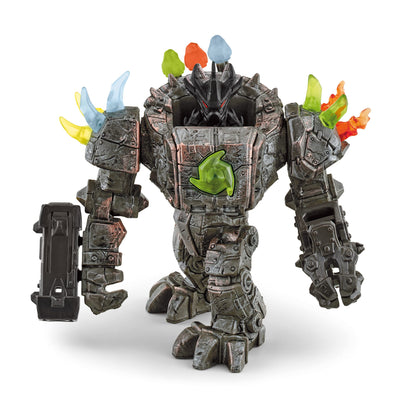 SCHLEICH ELDRADOR Creatures | Master-Robot with Mini Creature 42549 | with moving arms, rotating parts & secret hideaway | Gift idea for kids ages 7+ | 20-piece playset