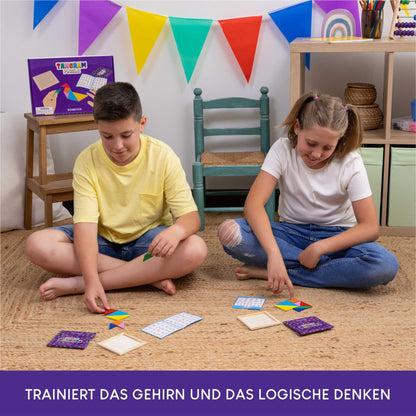 Tangram Children Party Favors Birthday Gifts 30 Pieces - BONNYCO | Tangram Puzzle Small Gifts for Kids | Giveaways Party Favor Set | Pinata Fillers Mini Toys