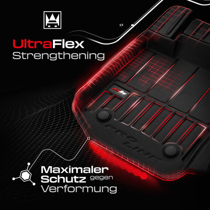 SMK rubber mats car floor mats set suitable for Mercedes-Benz ML W166 2011-2015. Experience a new standard of travel with non-slip car floor mats - multi-year car carpets for all roads.