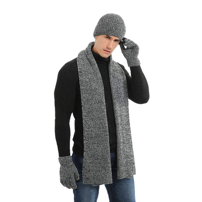 Kuukaa's hat, scarf & glove sets for men and women. Winter hat with lining for men and women. Touchscreen gloves for men and women. Winter warm set.