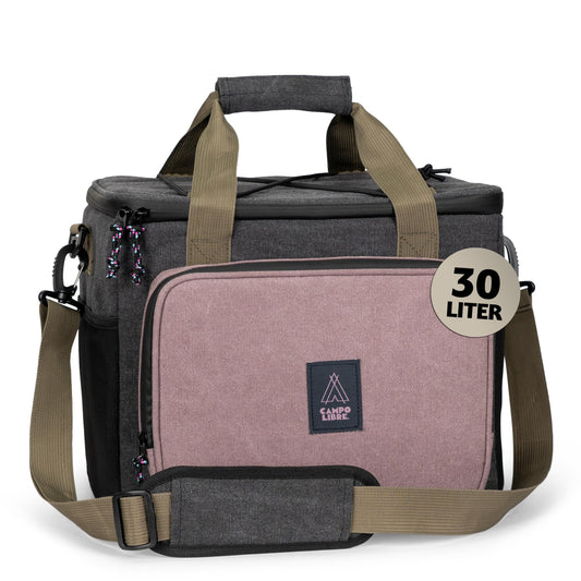 Campo Libre. Hulk I Premium Camping Cooler Bag 30l (28+2) I Small cooler bag with waterproof zippers I Our cooler bags are foldable I High-quality thermal bag in a popular size.