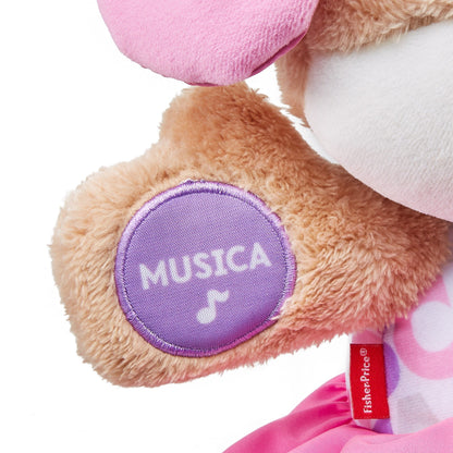 Fisher-Price Laugh & Learn Smart Stages Puppy| Talking, Singing Stuffed Animal| Baby Toy 6 Months+| Interactive Toy Dog| Educational Toy Baby Gift Girls & Boys, Version: Italian, FPP54