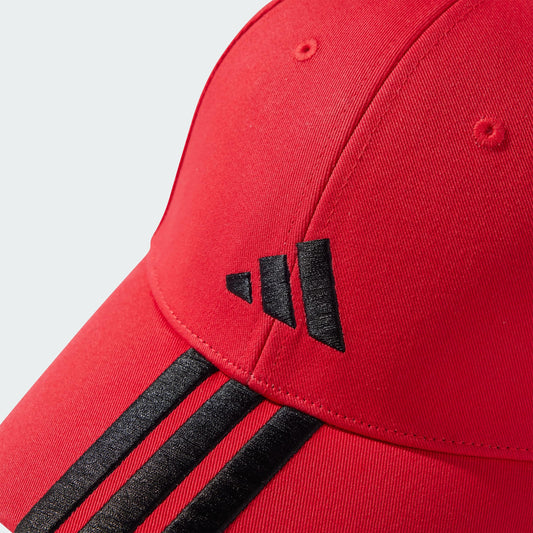 adidas Unisex Basketball 3S Cap New Logo, Pure Ruby/Black, S