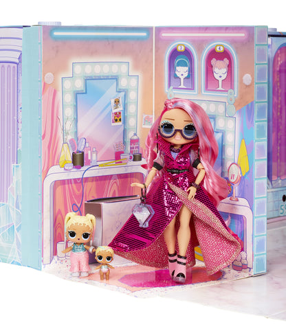 L.O.L. Surprise! Fashion Show Mega Runway - 4-in-1 playset with 80 surprises - 12 dolls, fashion, accessories & more - 1500+ mix & match looks - Collectible - For kids ages 4 and up.