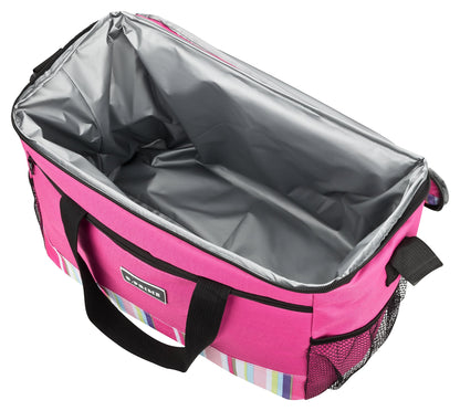B.PRIME 20L Cooler Bag Classic PINK I 36x26x22cm I Insulated Bag I Lunch Bag I Cooler Box I Picnic Bag I Ice Bag I Camping Bag I Picnic I Outdoor I Travel I Shopping I Car