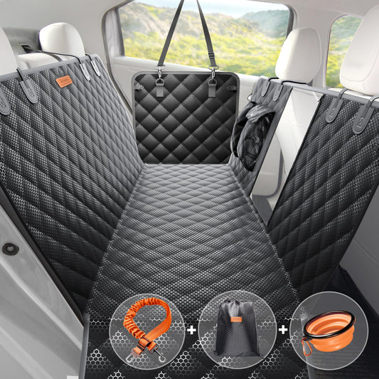 PetKing Premium Dog Car Seat Cover Waterproof Backseat Dog Blanket Rear Bench Car Seat Protector Car Backseat Cover Car Seat Protector Car Protection Cover Rear Seat