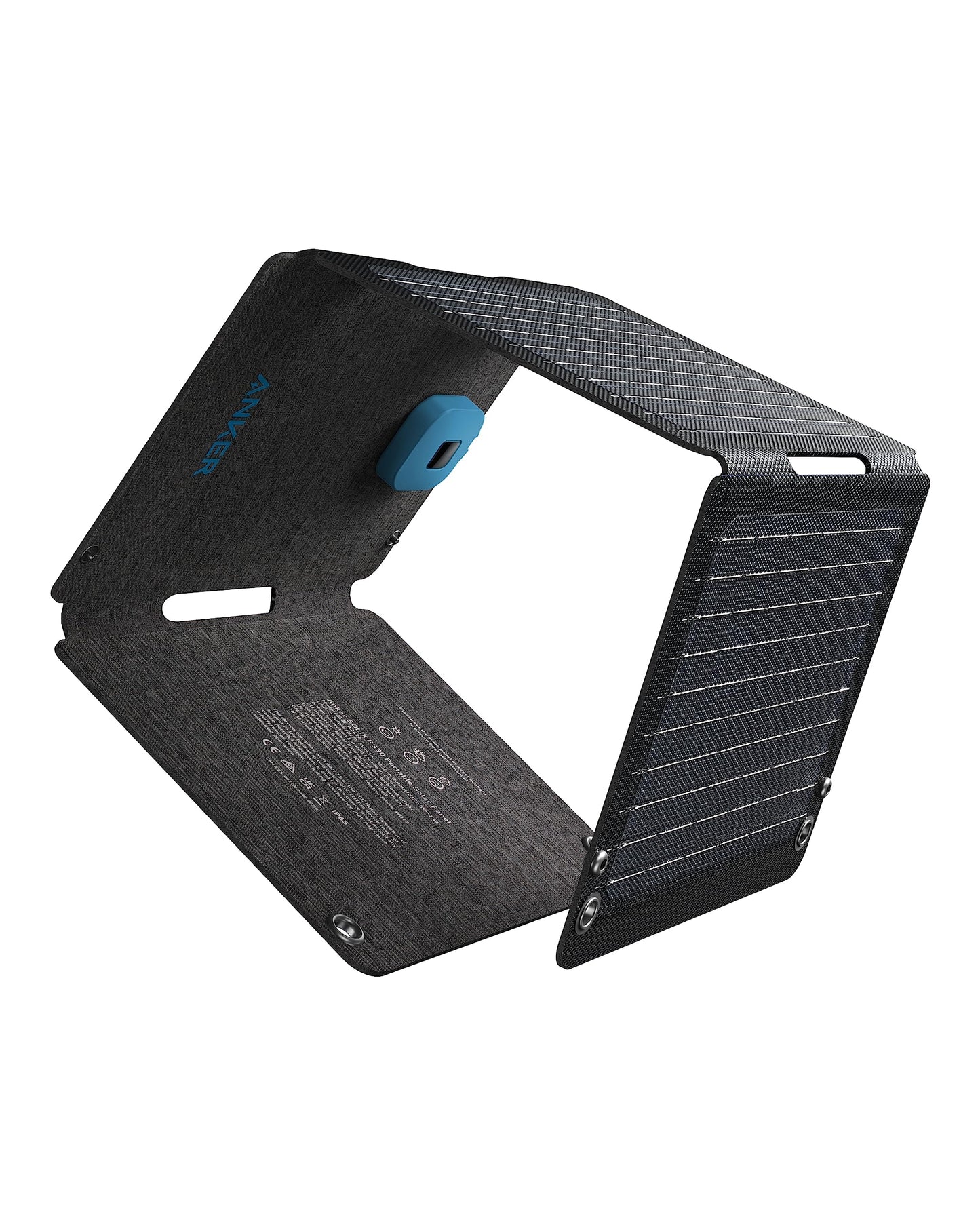 Anchor SOLIX PS30 Folding Solar Panel 30W, portable outdoor solar charger, IP65 Waterproof, fast charging for 2 devices simultaneously, for camping, hiking, outdoor.