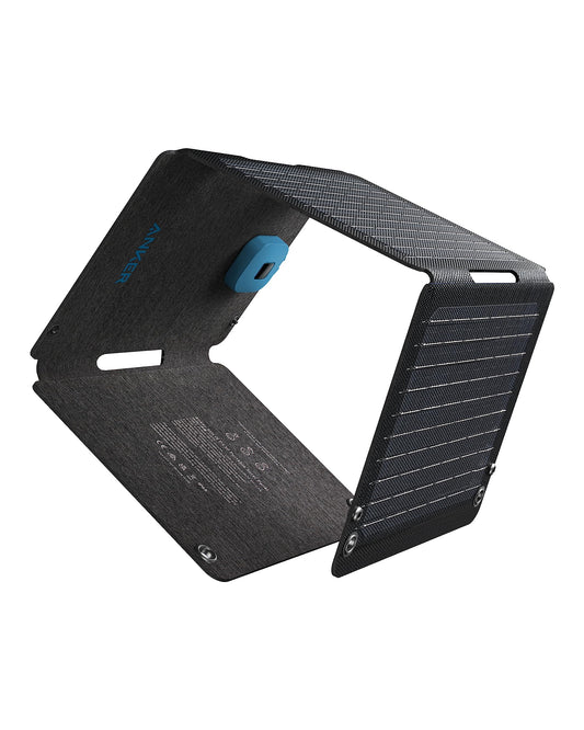 Anchor SOLIX PS30 Folding Solar Panel 30W, portable outdoor solar charger, IP65 Waterproof, fast charging for 2 devices simultaneously, for camping, hiking, outdoor.