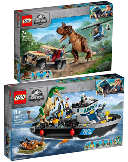 Lego 2 pack: 76941 Carnotaurus Chase & 76942 Baryonyx Escape