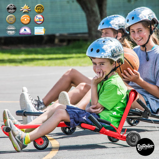 EzyRoller Classic children's vehicle tricycle seat toy, color: red.