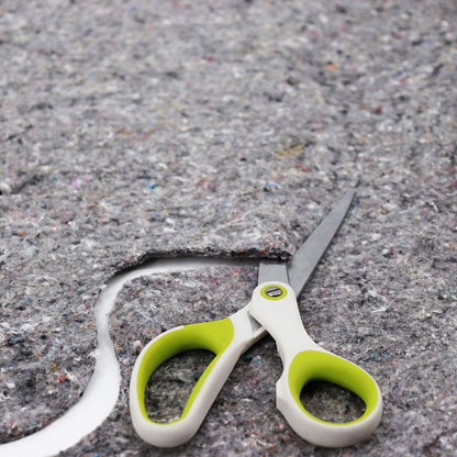 Aquagart pond liner I 2m wide base for your pool I ground protection for your pond liner I water-permeable ground protection fleece I protective fleece for your pool bottom (8m, gray 500g 2m wide)