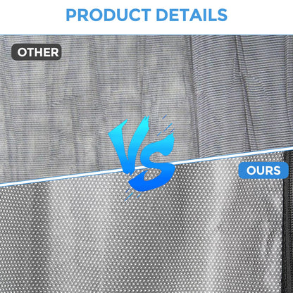 Opaltool Car Insect Net for Ford Transit Custom & Campervans, Magnetic Tailgate Rear Door Insect Screens with 4-Sided Magnets for Camping Privacy Protection.