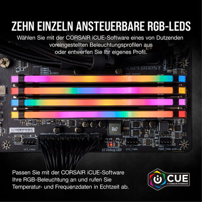 Corsair Vengeance RGB PRO 32GB (2 x 16 GB) DDR4 3600MHz C18, High Performance Desktop Memory Kit (AMD Optimised) - Black