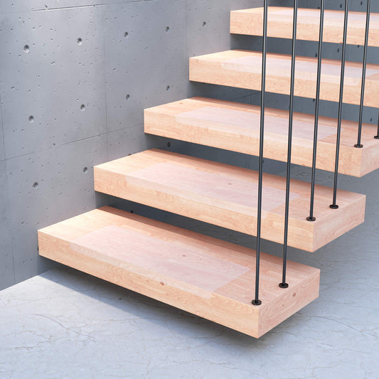 13 x Sossai® Step Mat STAIR PROTECT | 25 x 65 cm | transparent and self-adhesive | Stair protection (Easy Clean) for stairs/steps