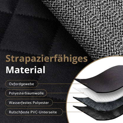 AMZPET Dog Car Seat Cover (Compact: 122 cm) - Waterproof - Non-Slip & Scratch-Resistant - Durable - 56 x 45 x 122 cm