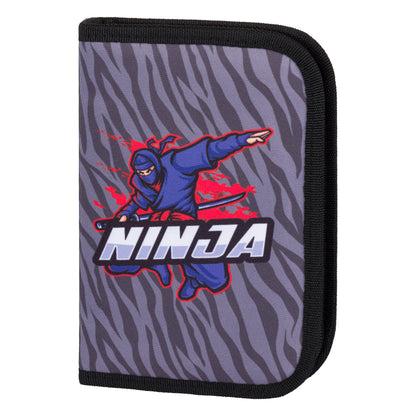 Ninja pencil case for boys, student case, pencil pouch, pen case for stationery, pouch, pencil case, school pouch.