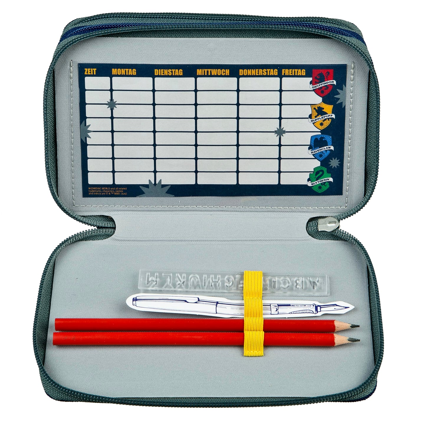 Scooli - Tripledecker Harry Potter - Filled student case with high-quality pens & accessories - Perfect for school, leisure and on the go - from 6 years