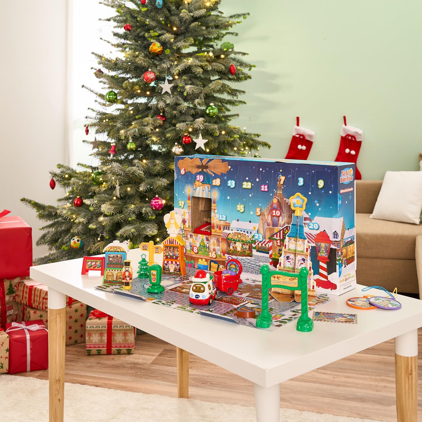 VTech Baby Tut Tut Baby Flitzer - Advent Calendar - With great surprises from the world of Tut Tut Baby Flitzer - For children aged 1-5 years.