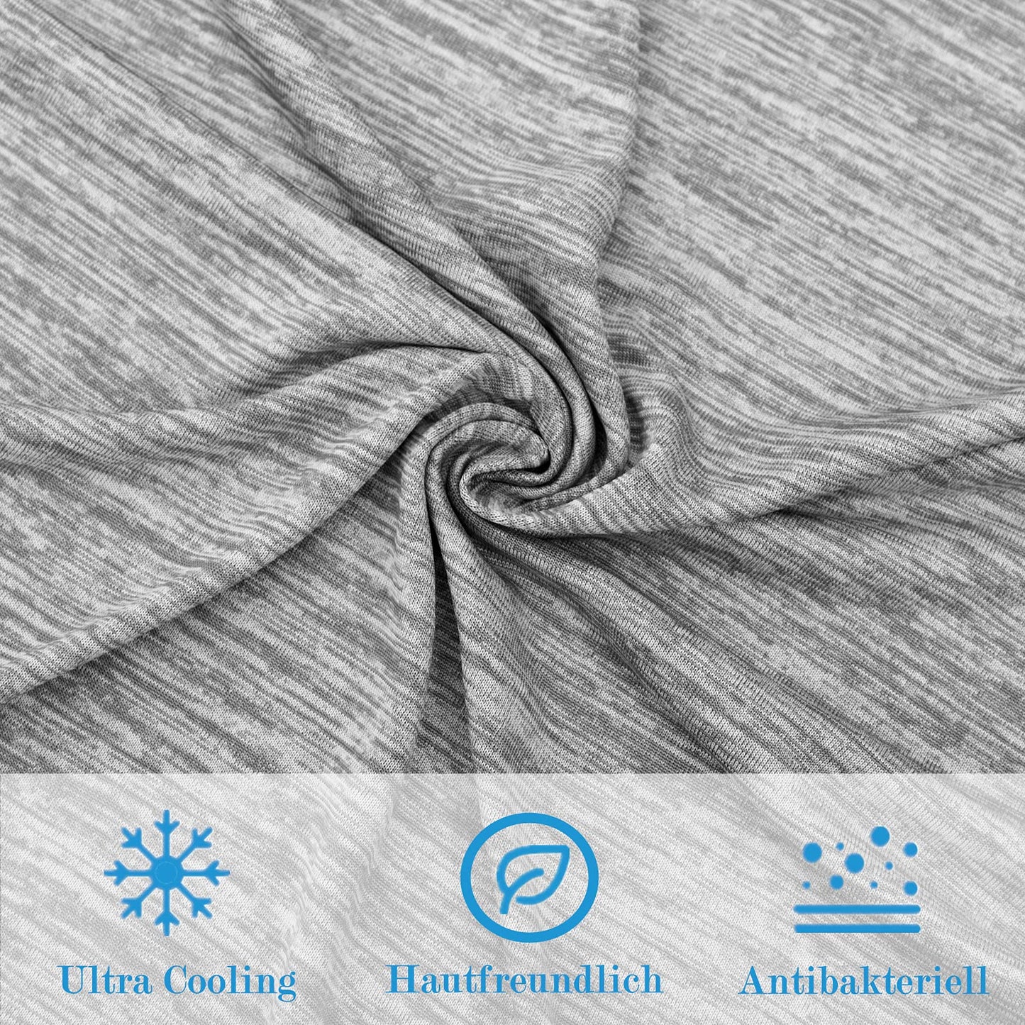 WOLTU summer blanket Self-cooling blanket Microfiber Arc-Chill, Cooling blanket with Q-Max>0.45 for sleeping, cool and skin-friendly, soft sofa blanket Travel blanket 200 x 220cm Gray