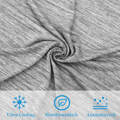 WOLTU summer blanket Self-cooling blanket Microfiber Arc-Chill, Cooling blanket with Q-Max>0.45 for sleeping, cool and skin-friendly, soft sofa blanket Travel blanket 200 x 220cm Gray