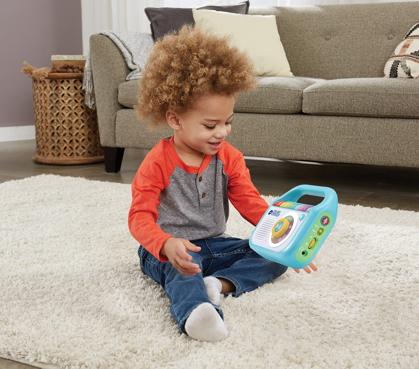 Vtech Baby My First Music Player - With 40 songs, Bluetooth, and recording function - For kids aged 2-5, Blue