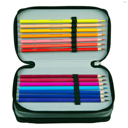 Scooli - Tripledecker Star Wars - Filled student case with high-quality pens & accessories - Ideal for school, leisure, and on the go - from 6 years