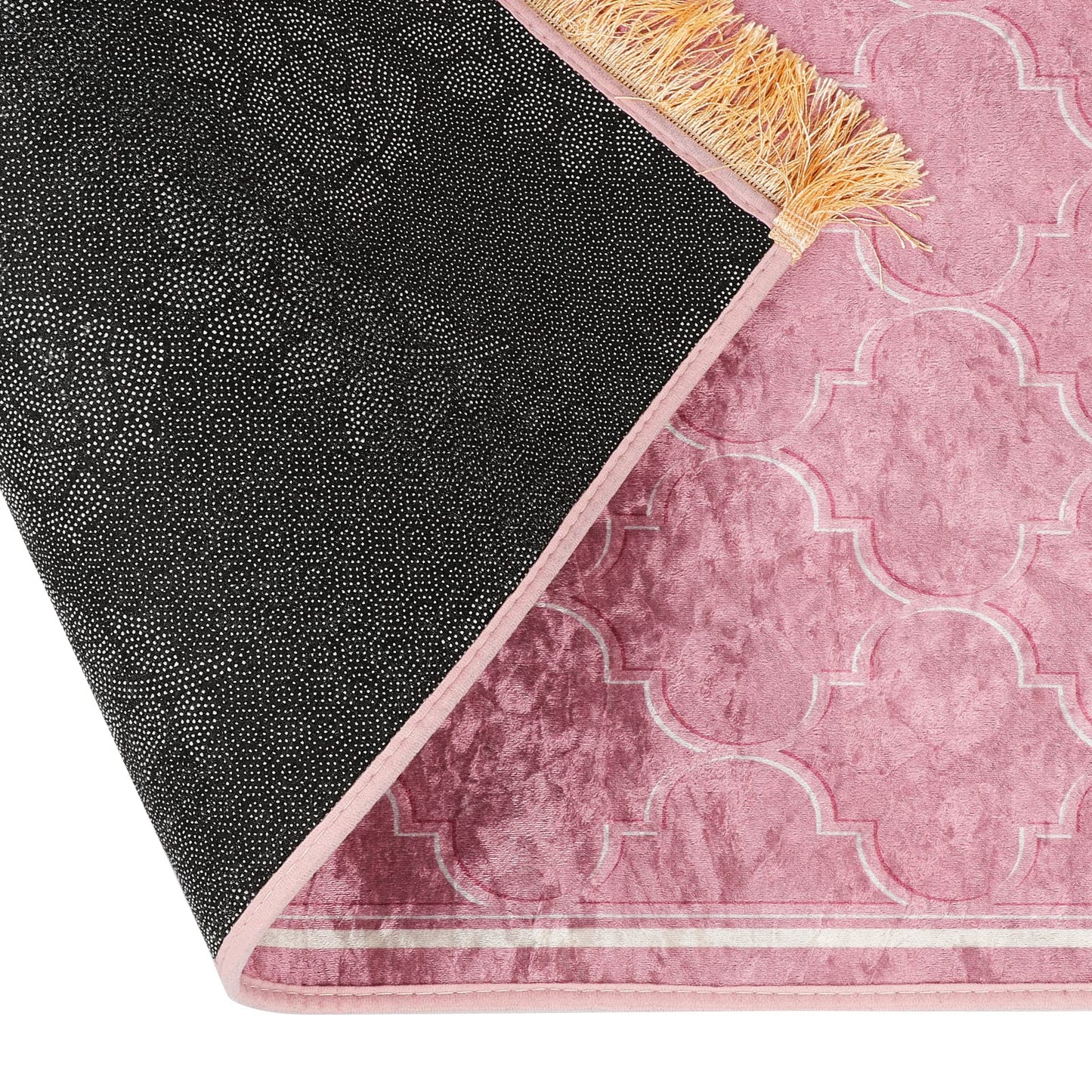 YJZQ Muslim Prayer Rug Islamic Turkish Prayer Mat Portable Foldable Prayer Rug Soft Prayer Mat for Muslim Prayers (110cm*60cm) Islamic Gift for Women Children