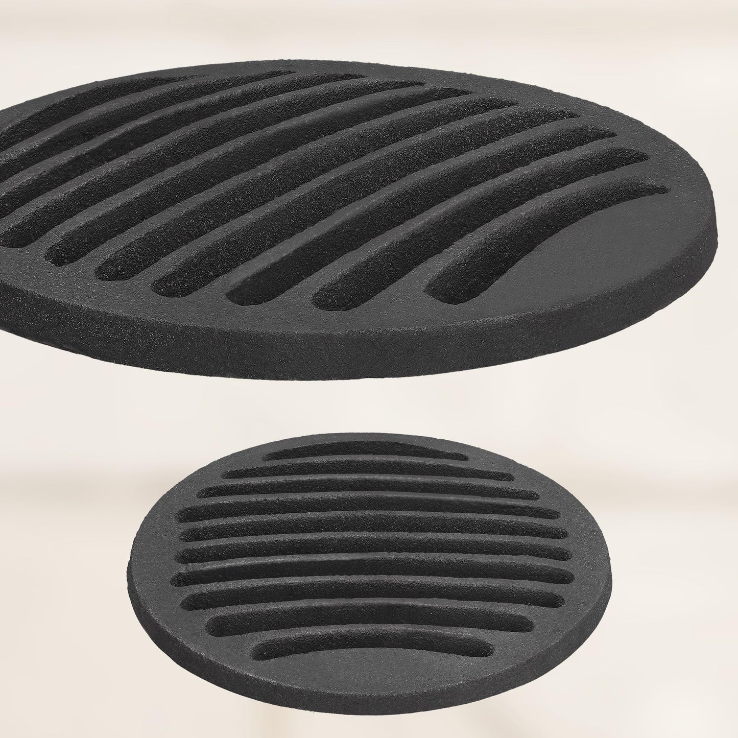 KOTARBAU Fireplace Grate Ø 19 cm Round Grate Ash Grate Stove Fire Grate Grill Grate Replacement Parts Accessories Cast Iron Grate Oven Grate Grill Fireplace Round