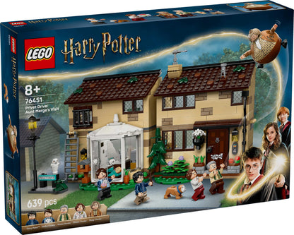 LEGO Harry Potter Privet Drive: Aunt Magda's Visit - Playhouse with interior, 5 minifigures & Aunt Magda figure - The Prisoner of Azkaban - Gift for boys & girls 8+ years 76451