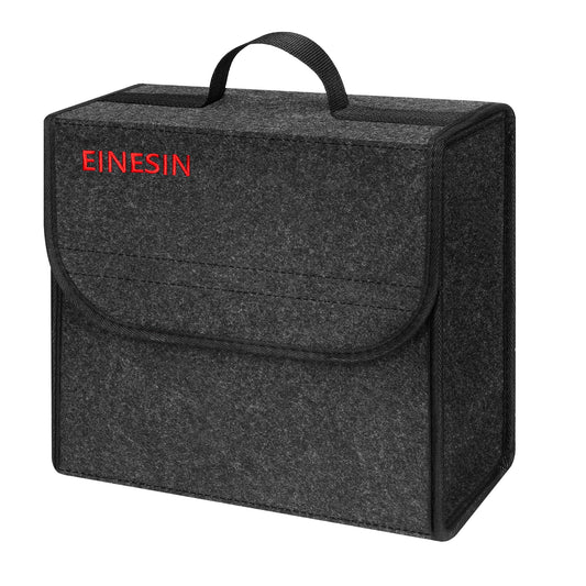 One in car organizer toolbag, trunk organizer made of felt with Velcro fixation, car accessory for tools & car care, car trunk organizer, trunk bag.